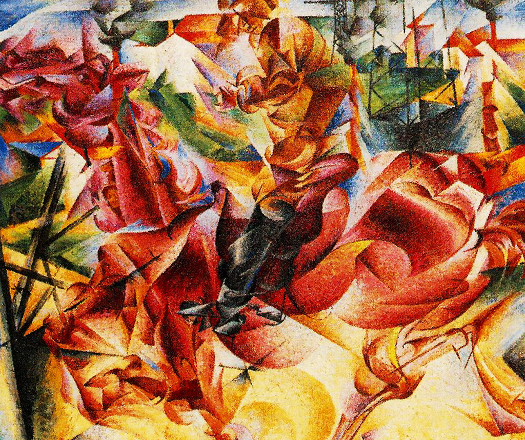 Biography and art works of Umberto Boccioni Italia Mia