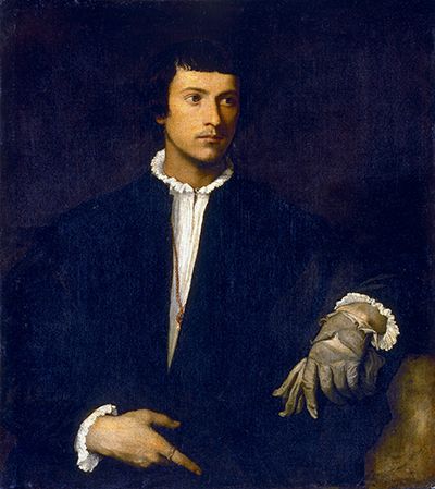 Man with a Glove Titian - Italia Mia